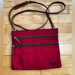 Dooney & Bourke Nylon North South Triple Zip Crossbody Bag